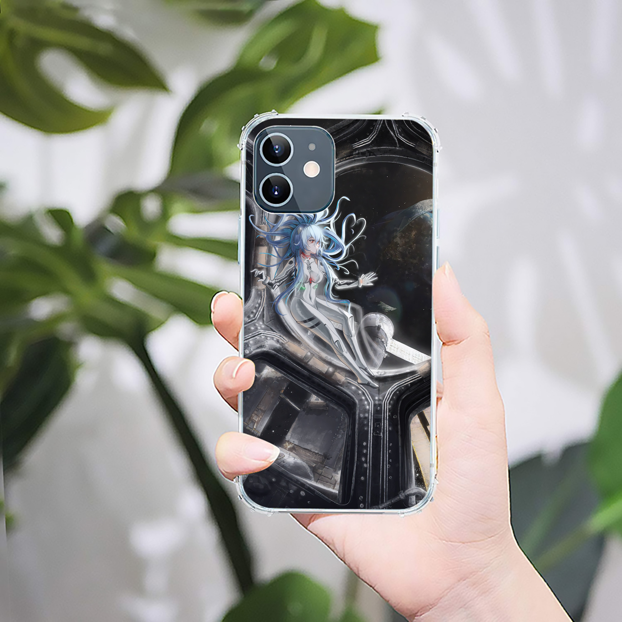 （画像用） EVA 新世紀エヴァンゲリオン 【iPhone 12シリーズ対応】透明スマホケース（クリアソフトケース）